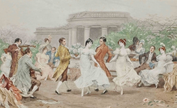 FREDERIK HENDRIK KAEMMERER (1839-1902) | Danse dans le